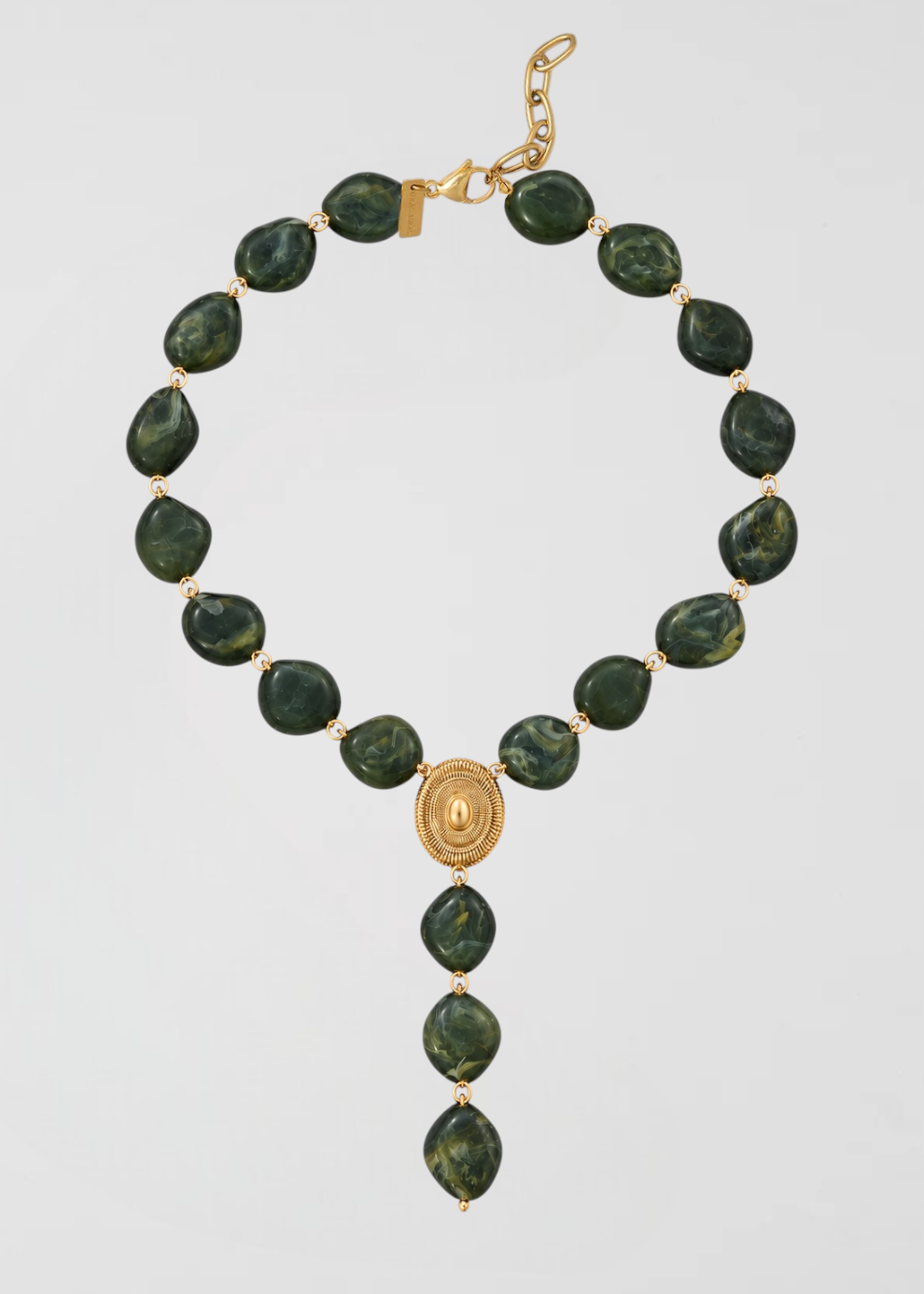 Collar Corbatín Verde Profundo