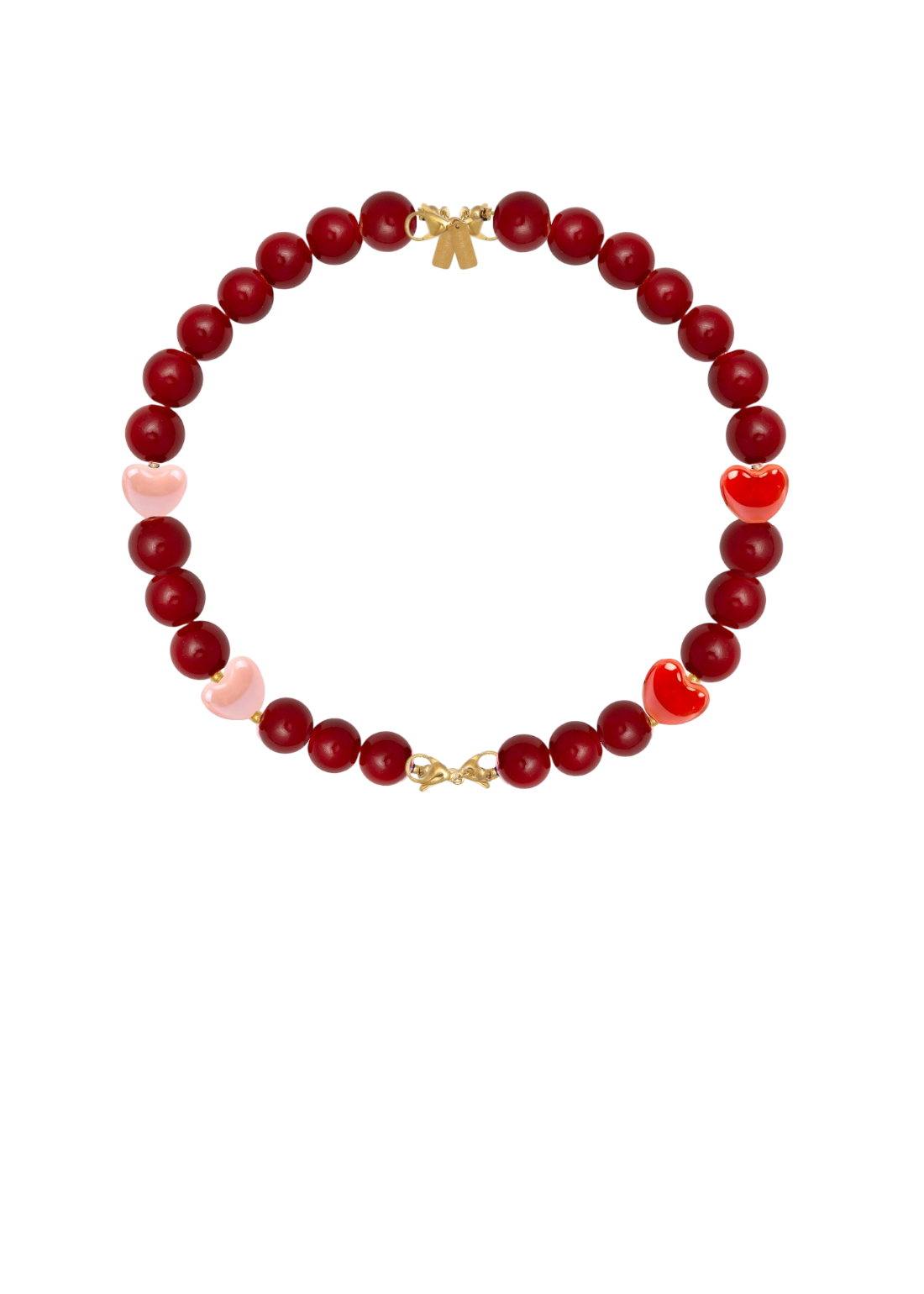 Mitad Cadena Ocean Love Red