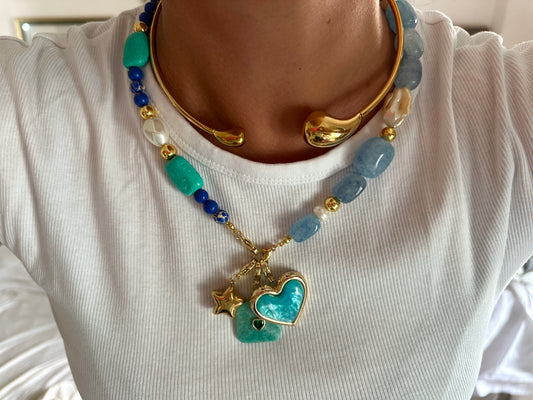 Collar Gargantilla Dorada