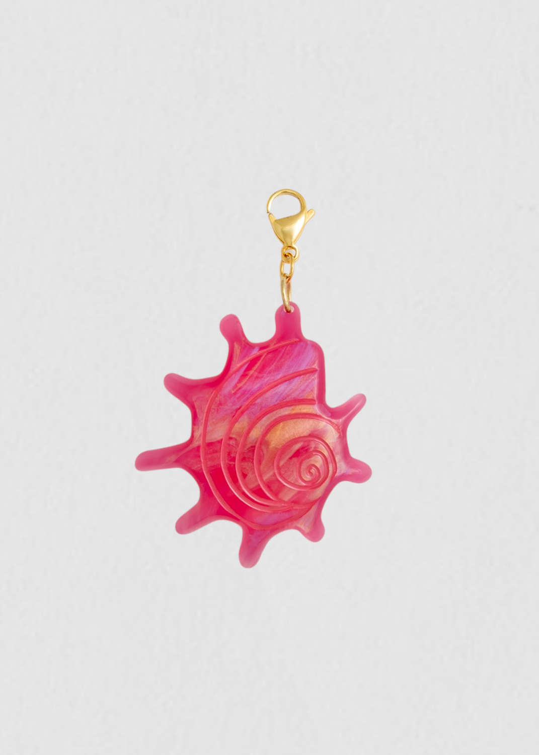 Charm Caracola Hermosa Rosa