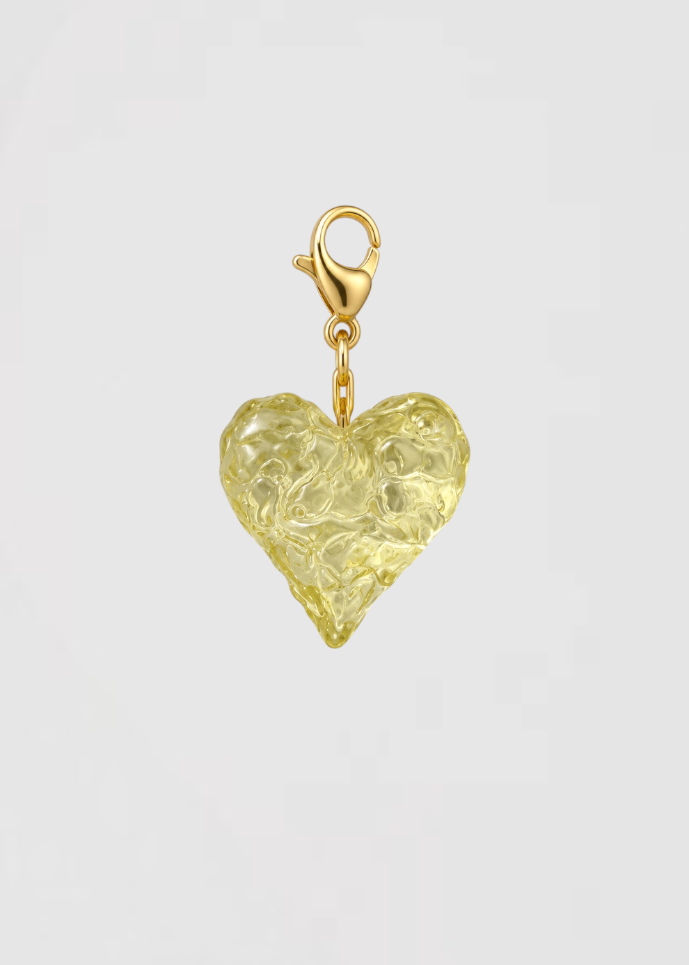 Charm Corazón Imperfecto Verde