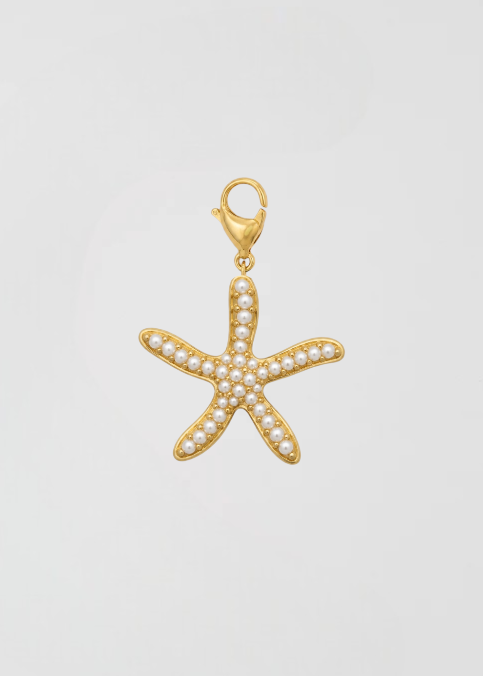 Charm Estrella Con Perlitas