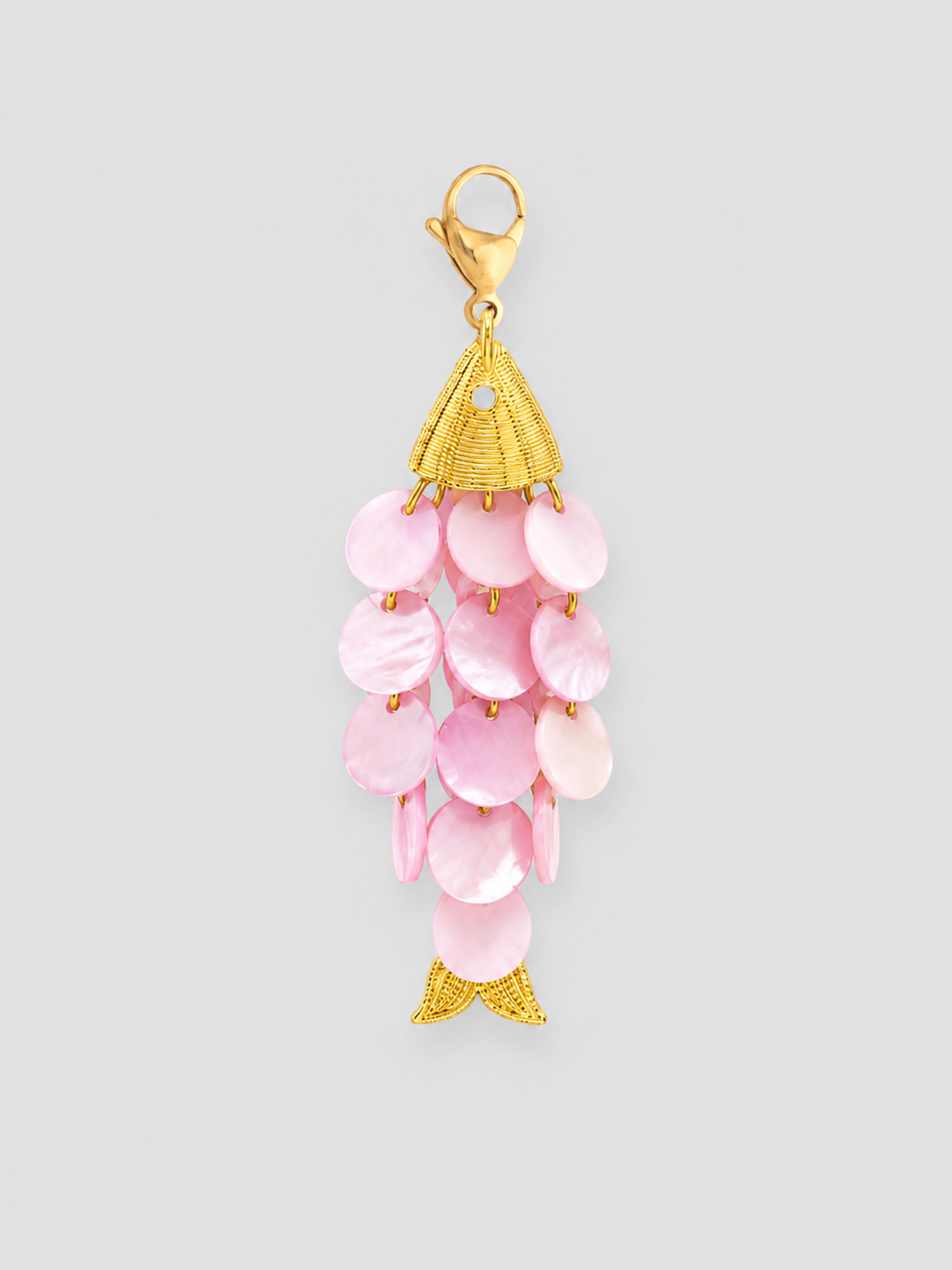 Charm Pez Escamas Rosa