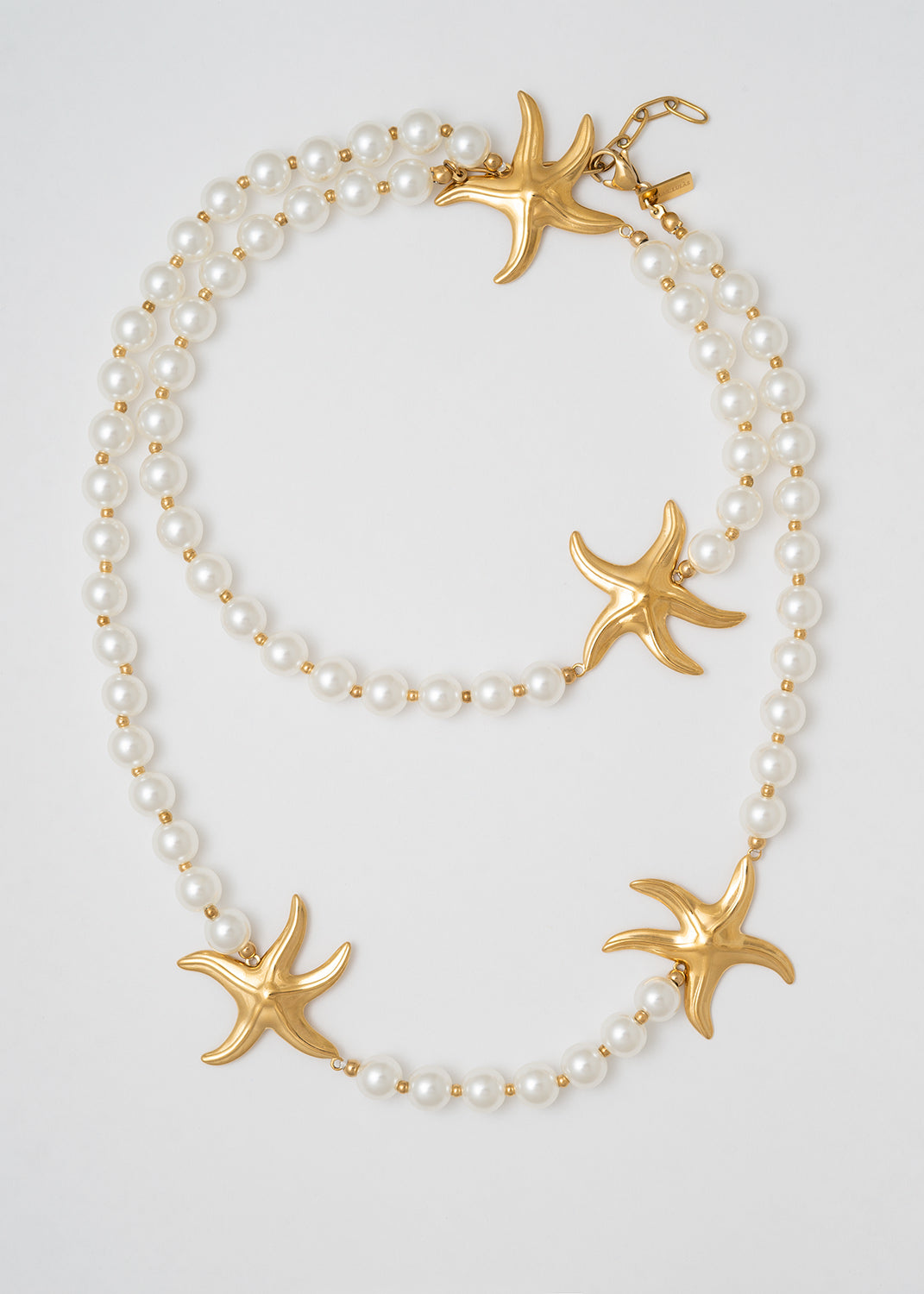 Cadena Fina I Love The Ocean Double Perlas