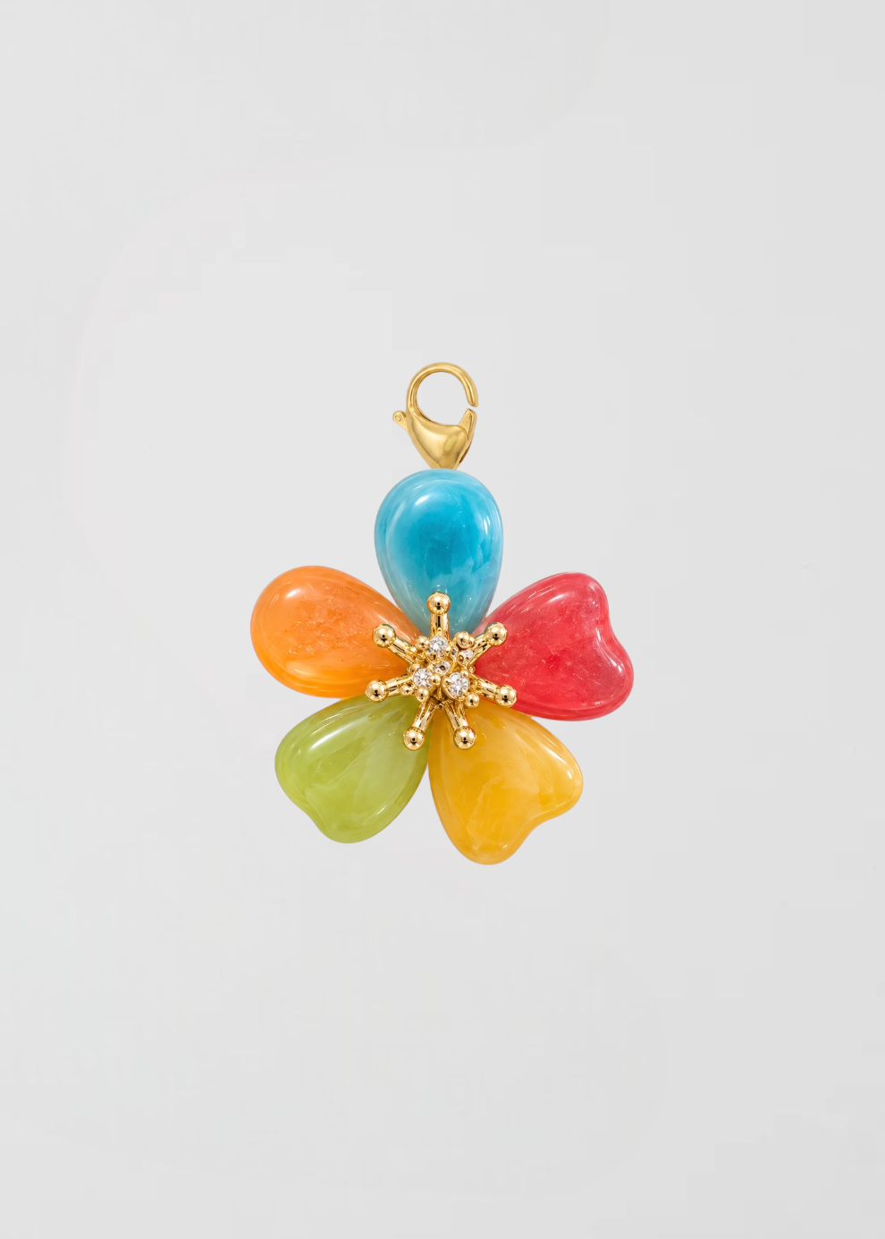 Charm Flor Multicolor Pétalos Especiales Y Únicos