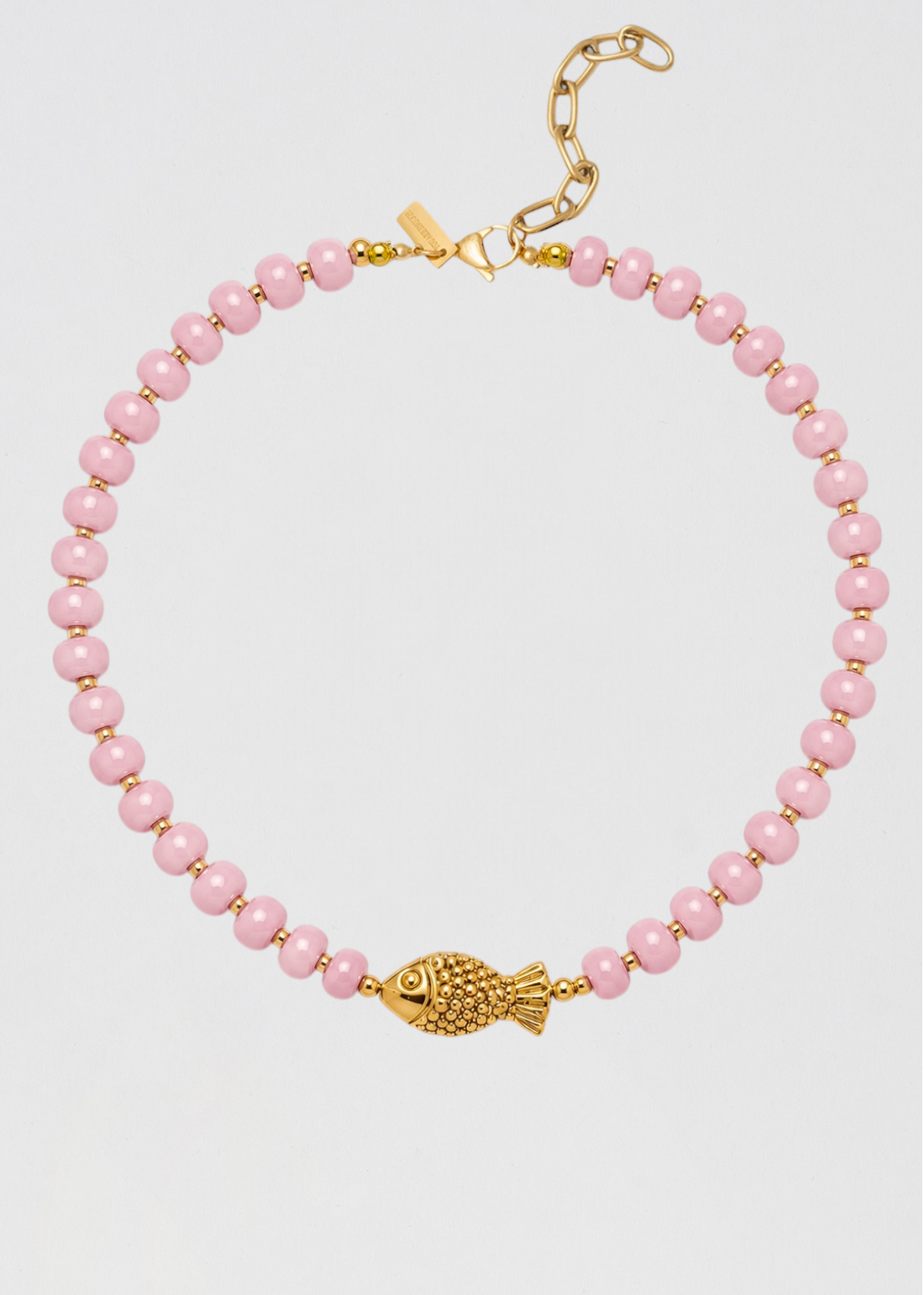Collar Rondelle Cuarzo Rosa Resalta Tanto Y Luce Mucho