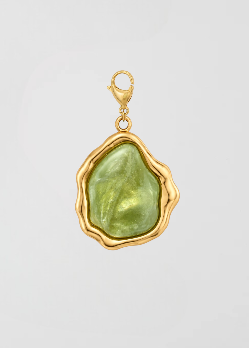 Charm Medalla Imperfecta Verde