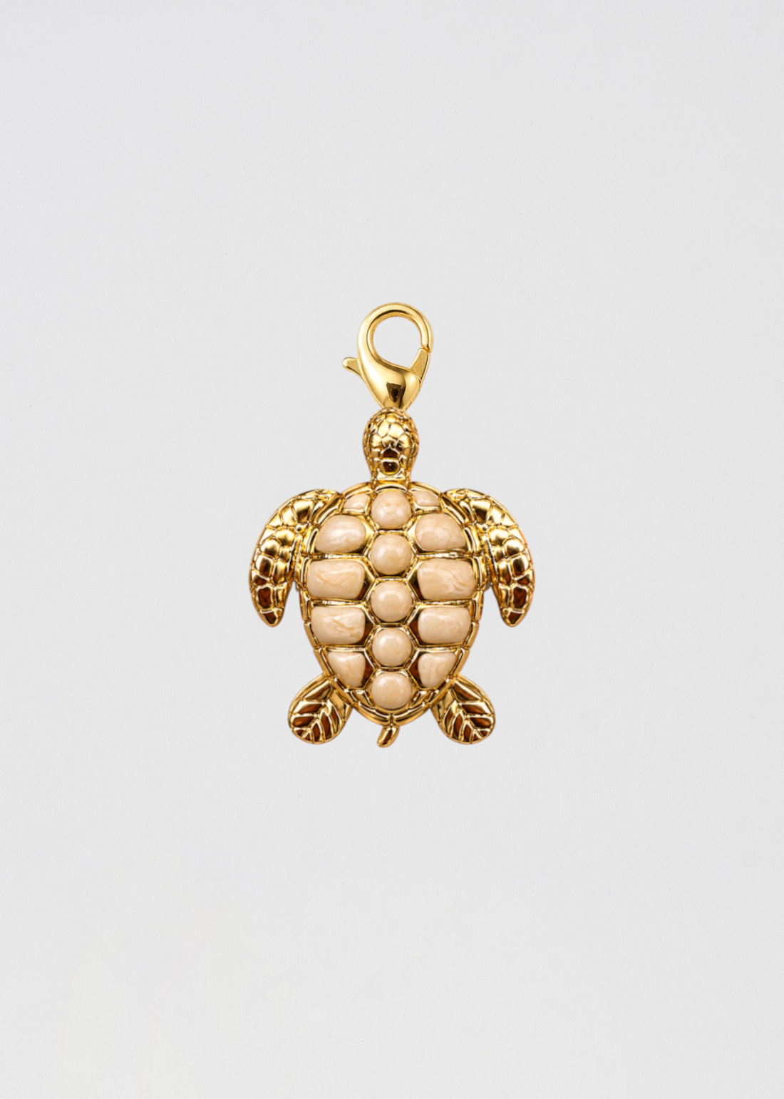 Charm Mini Tortuga Perlada De La Suerte