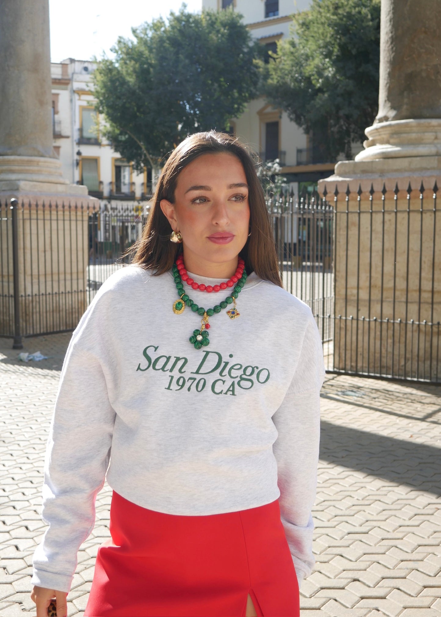 Charm Flor De Malaquita