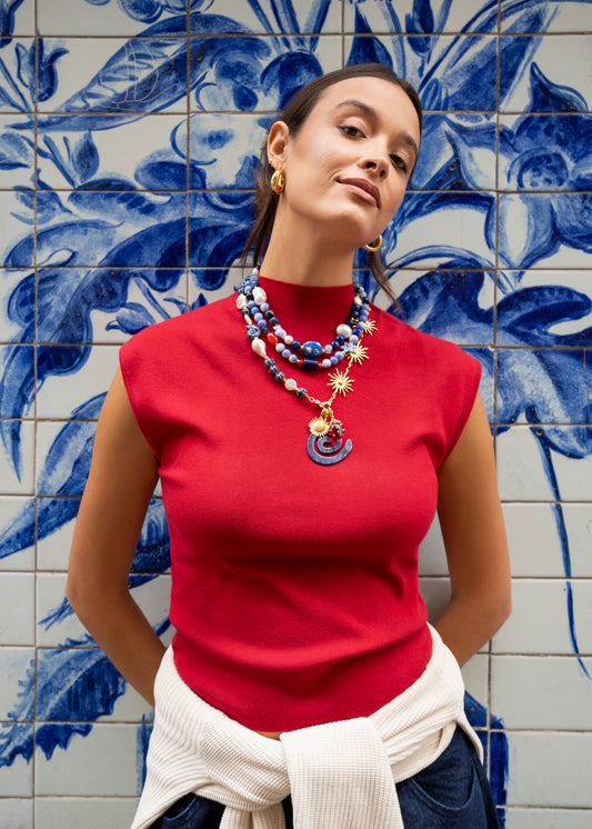 Charm Girasol Dorado Tan Cute