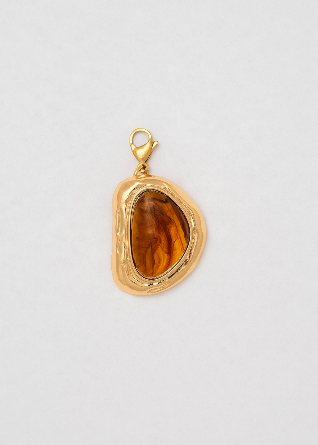 Charm Amuleto De La Suerte Marrón Carey
