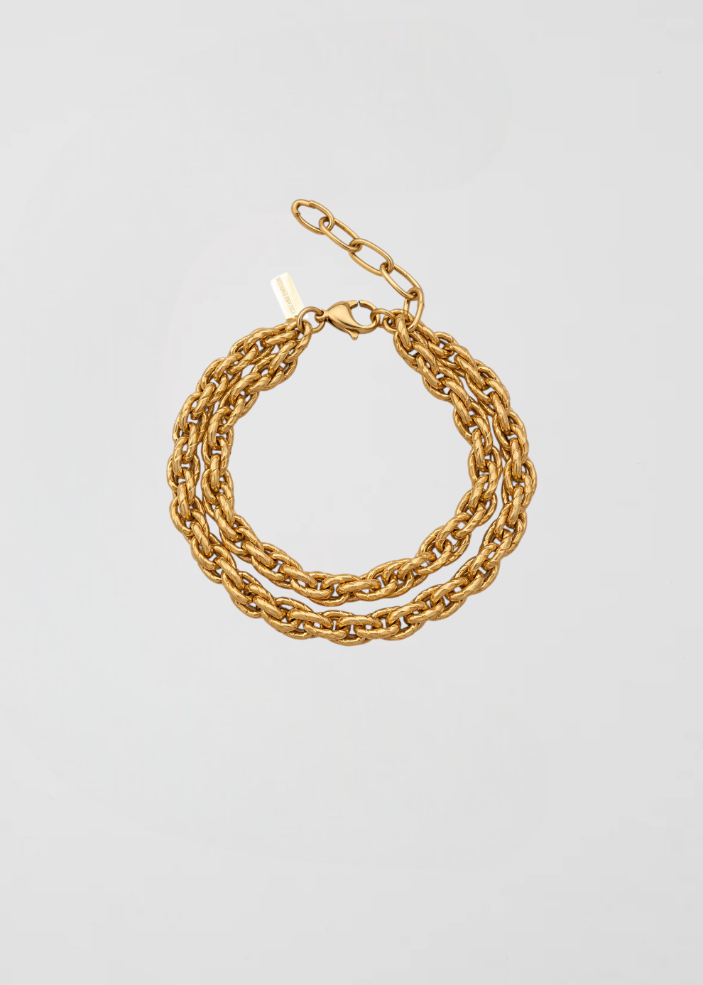 Pulsera Doble Dorada