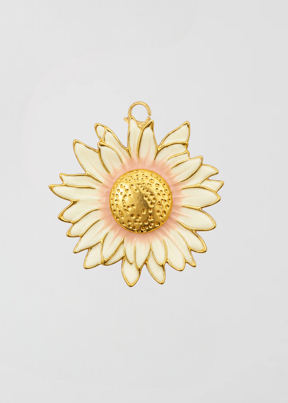 Charm Girasol Rosa Claro