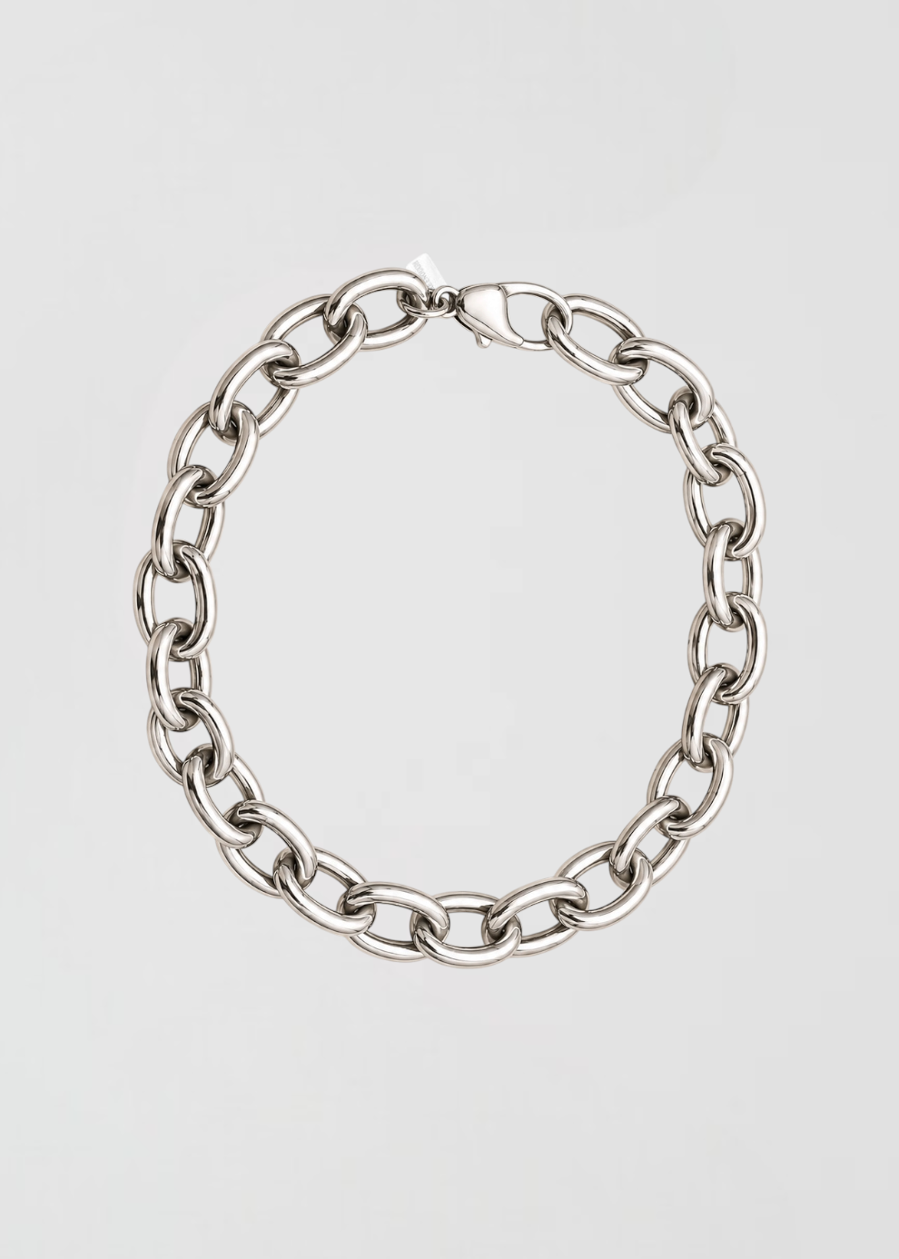 Collar Plata Eslabón Gordito Perfecto