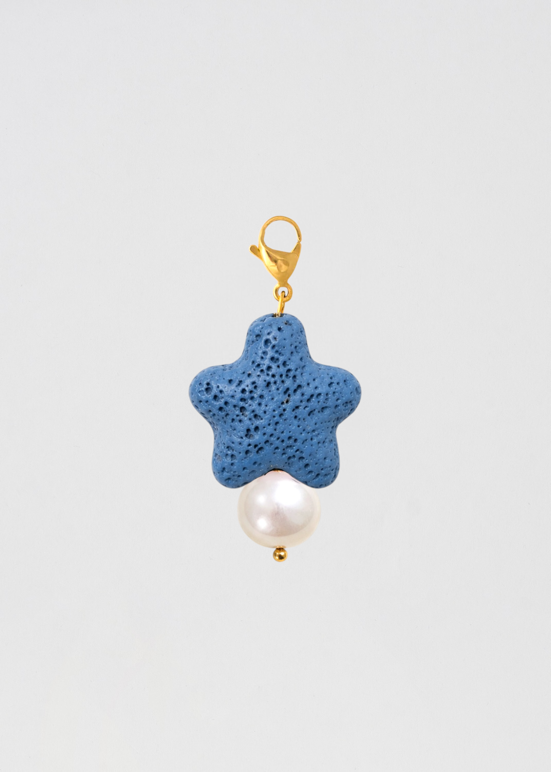Charm Barra Perla Azul Estrella