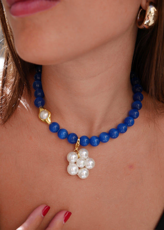 Charm Flower Pearls Rich and Glam