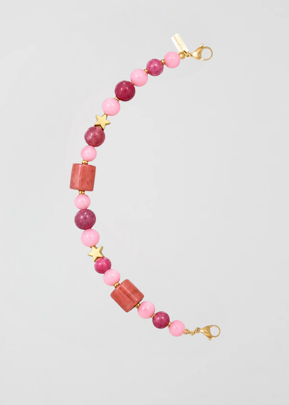 Mitad Cadena Star Rosa