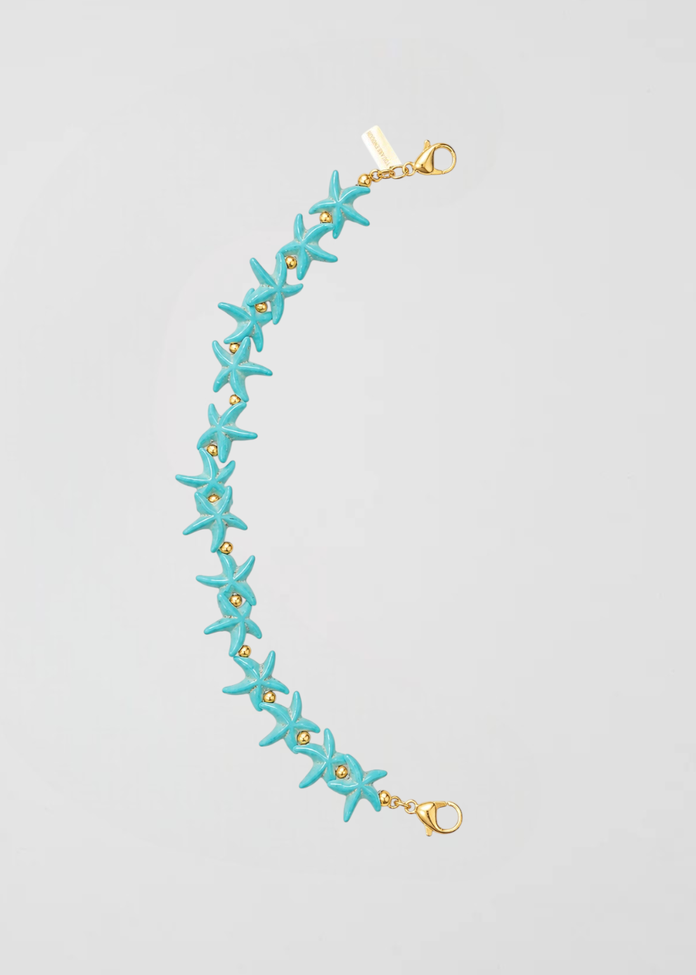 Mitad Cadena Estrellas Turquesas