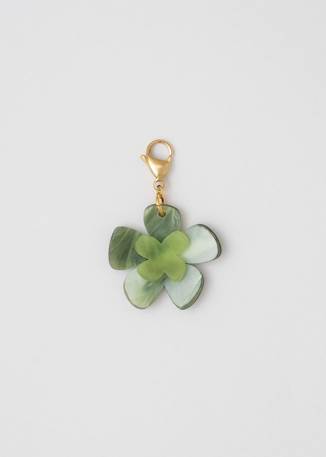 Charm Flor Verde 3D