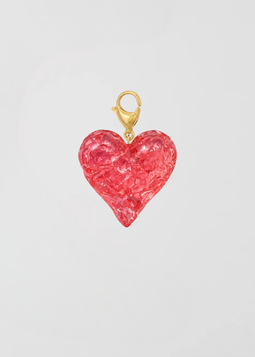 Charm Corazón Imperfecto Rojo