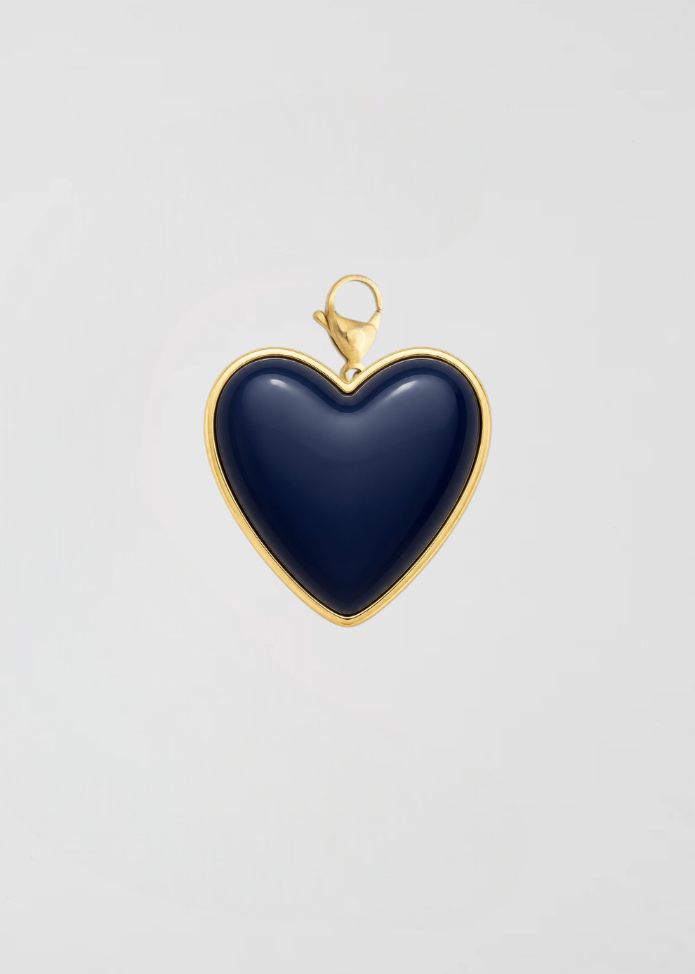 Charm Corazón Azul Profundo
