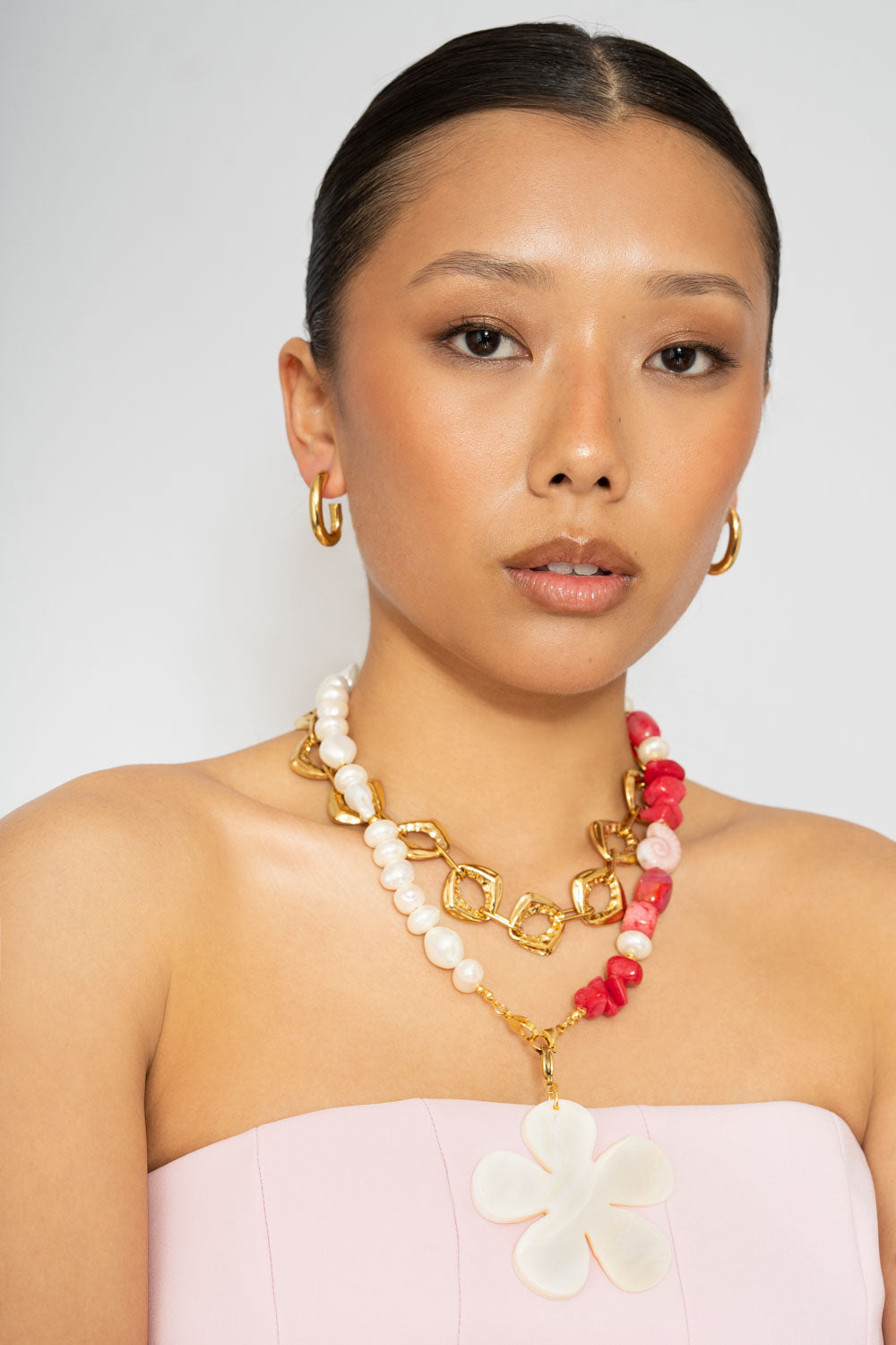 Charm Flor Nácar Blanca Lulas Lulas Talla L