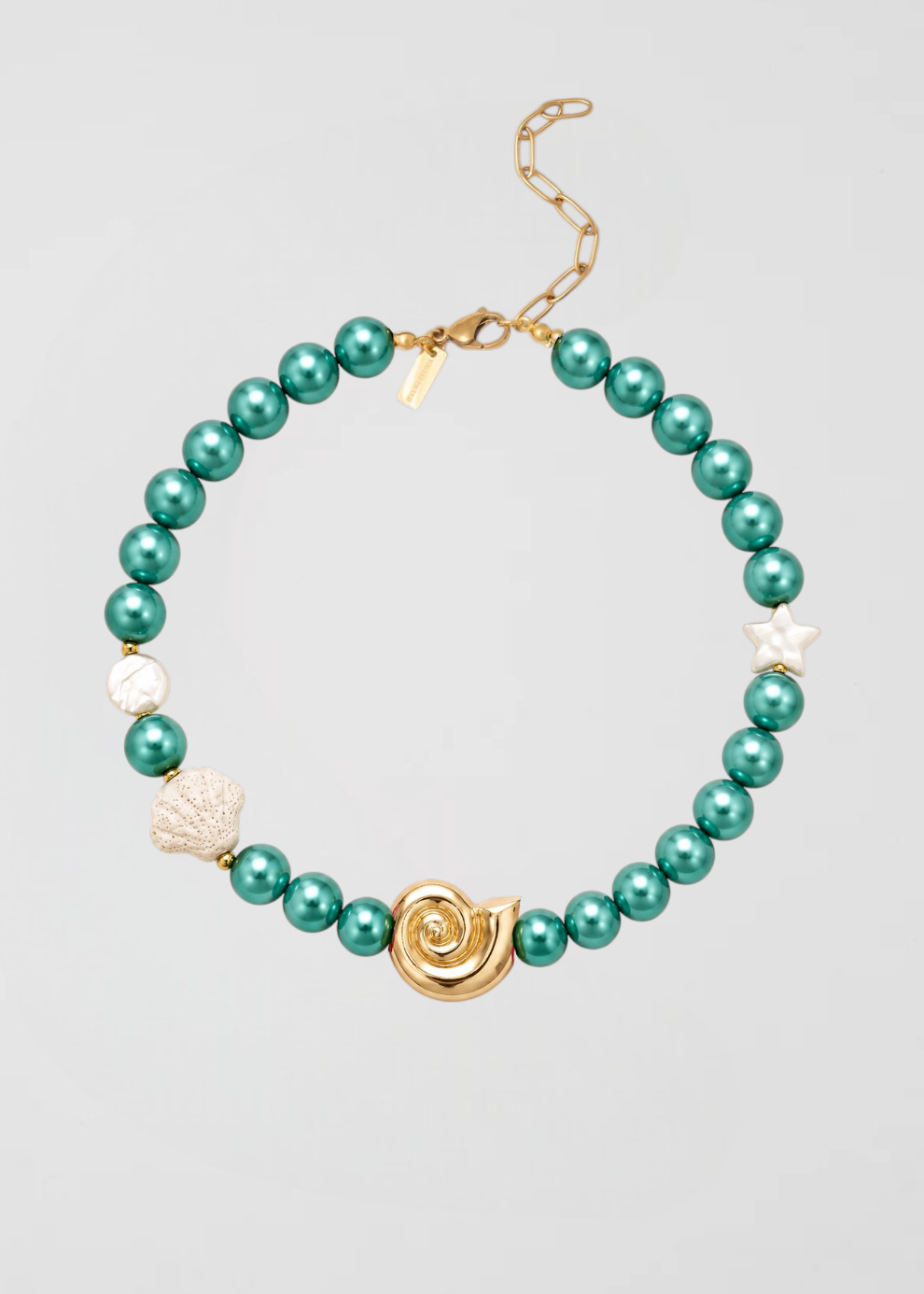 Collar Verde Perlado Cute