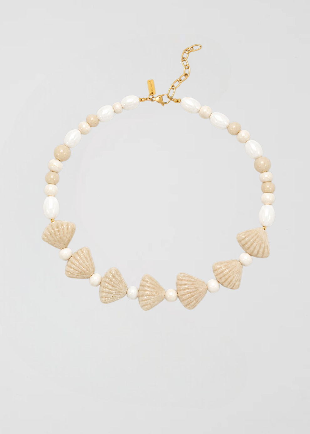 Collar Bora Bora Blanco Y Beige
