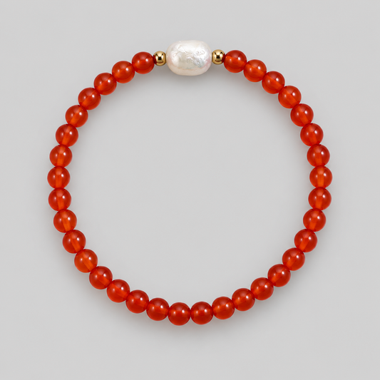 Pulsera Piedras Toque De Color Al Conjunto