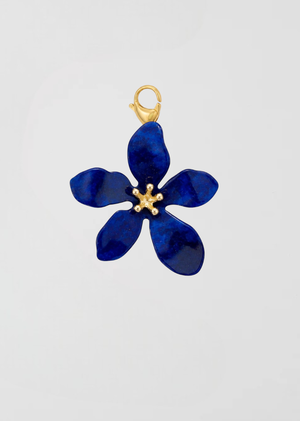 Charm Flor Azul Bonito