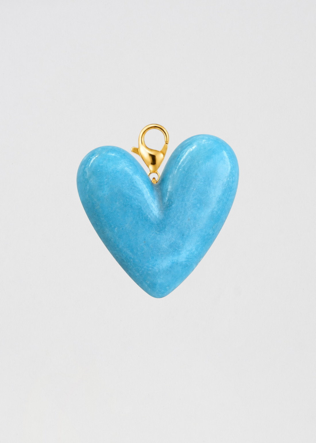 Charm Corazón Azul Cielo Pequeño