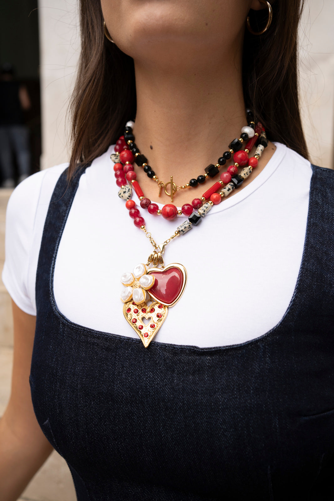 Media Cadena Rojo Y Corazones Solo Suena A Acierto Para La Temporada