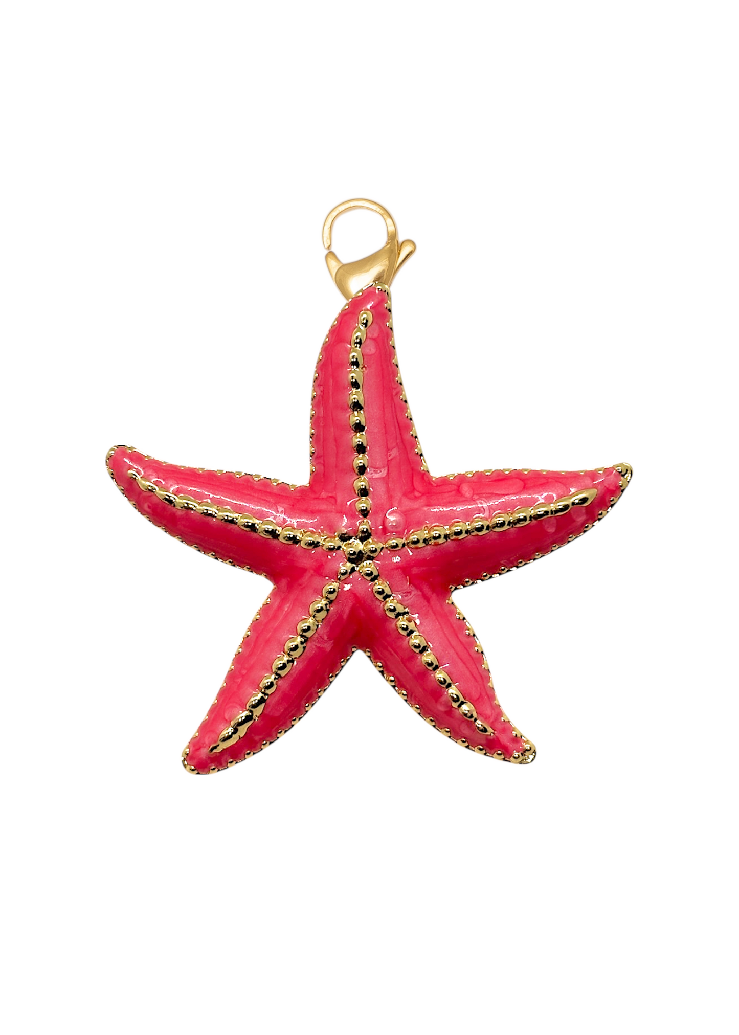 Charm Estrella Rosa Fucsia