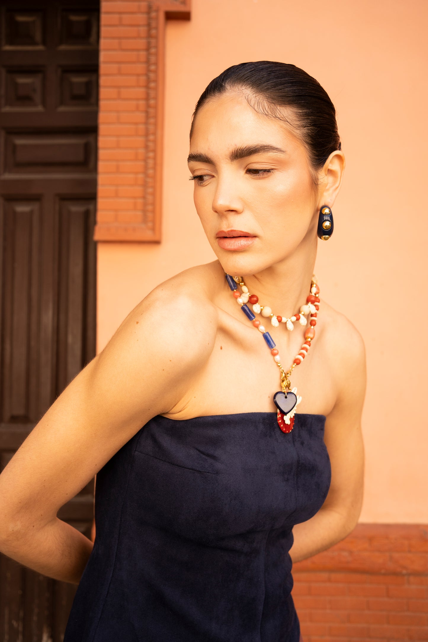 Pendientes Aros Favorecedores Azul