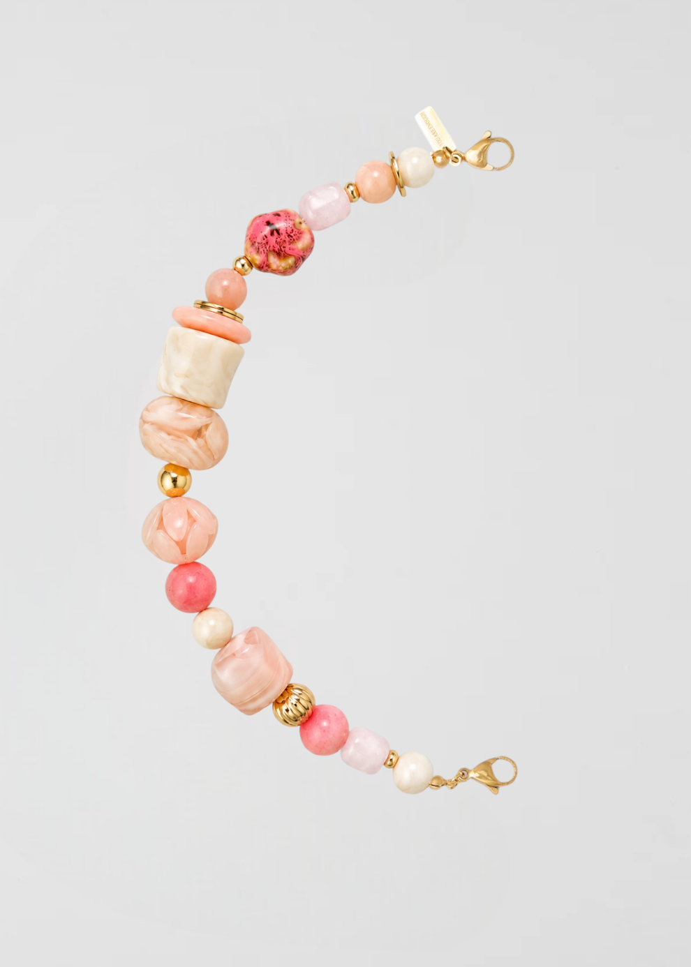 Mitad Cadena Joya Perfecta Rosa