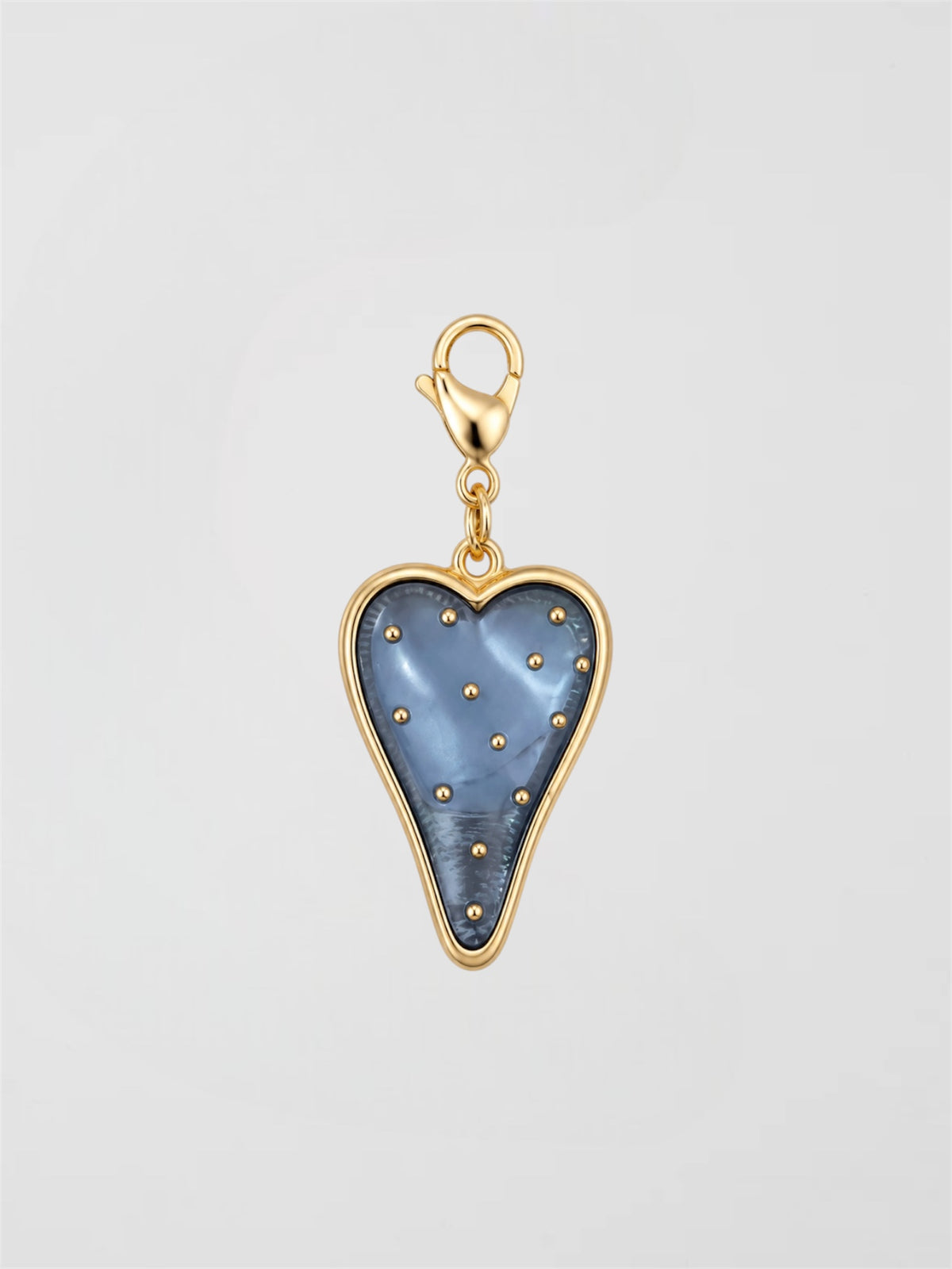 Charm Corazón De Fresa Azul