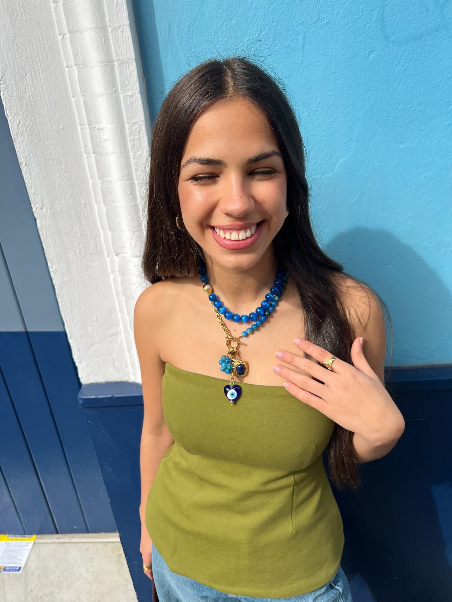 Charm Flor Sample Blue