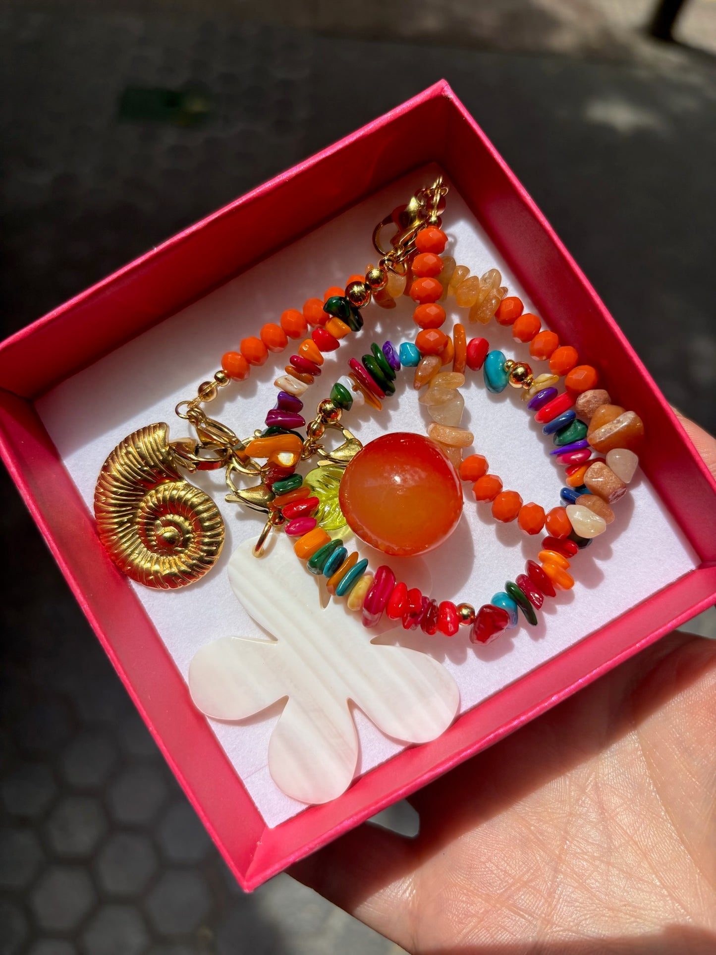 Mitad Cadena Hawaii Multicolor