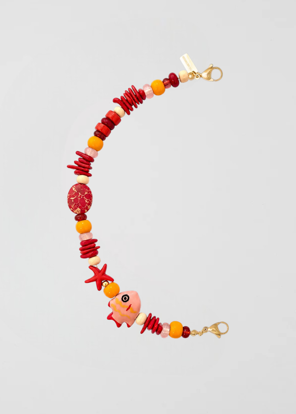 Mitad Cadena Kawai Roja