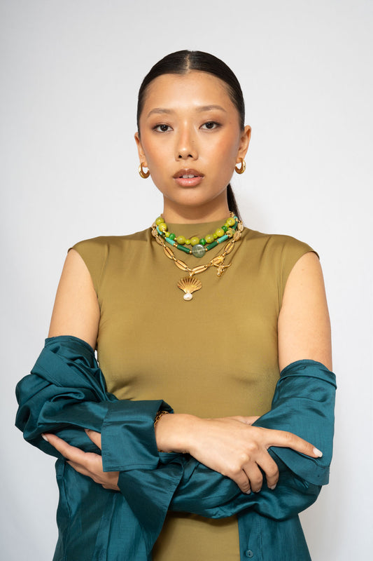 Collar Verde Lulas Lulas En Austria