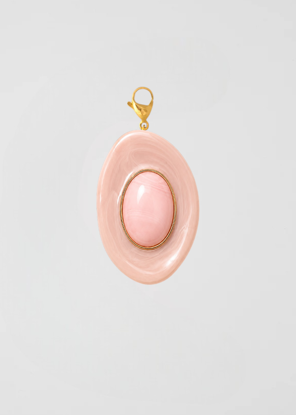 Charm Medalla Rosa Bebé