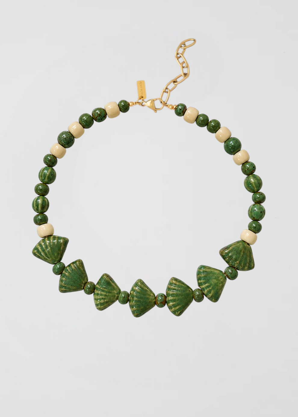 Collar Conchas Bora Bora Verde