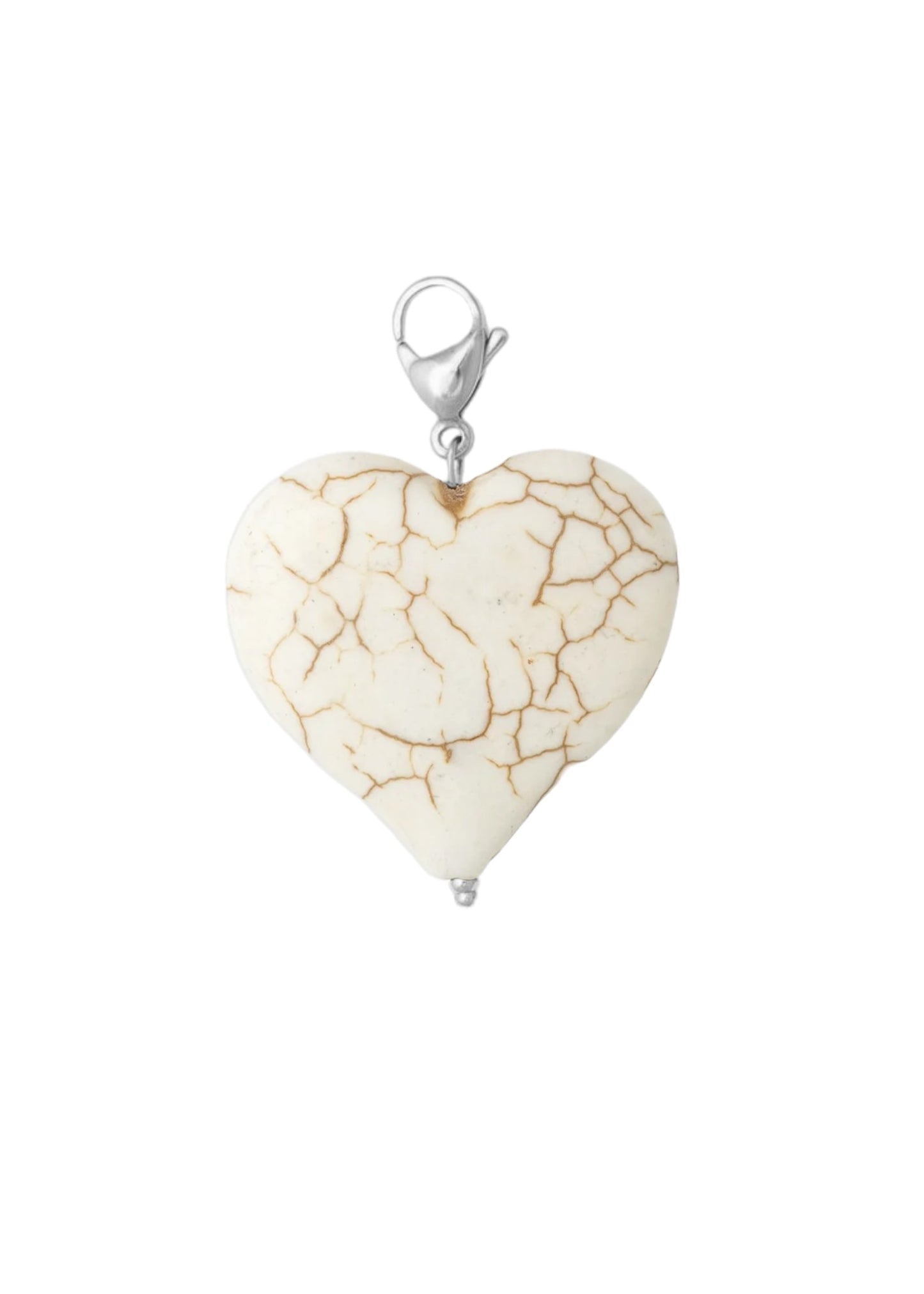 Charm Corazón Ray Blanco