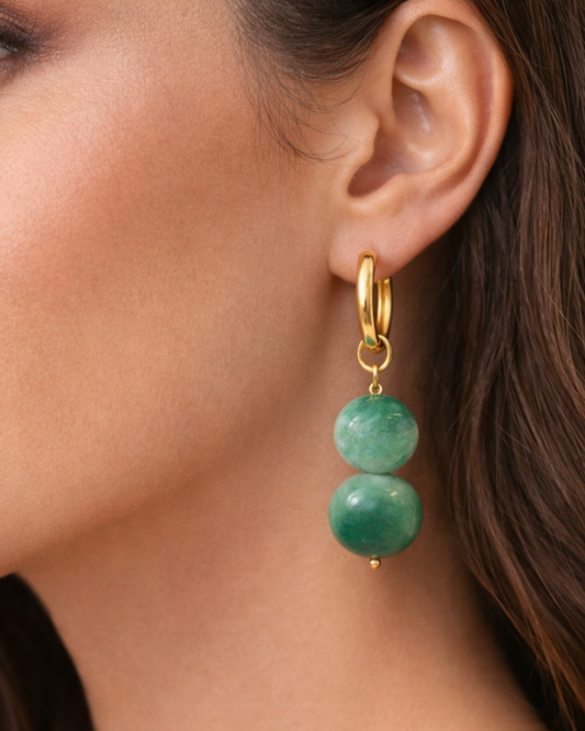 Pendientes Basic Lago Verde