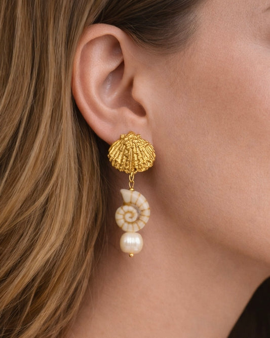 Pendientes Concha De Conil