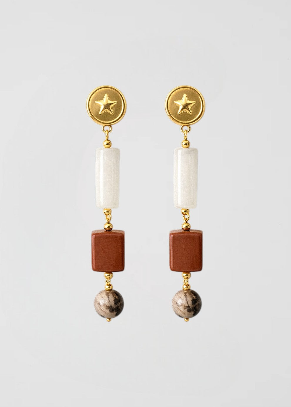 pendientes Largos Tierra