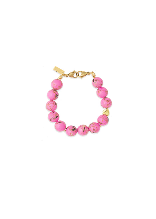 Soy Tu Mitad Rosa Half Necklace
