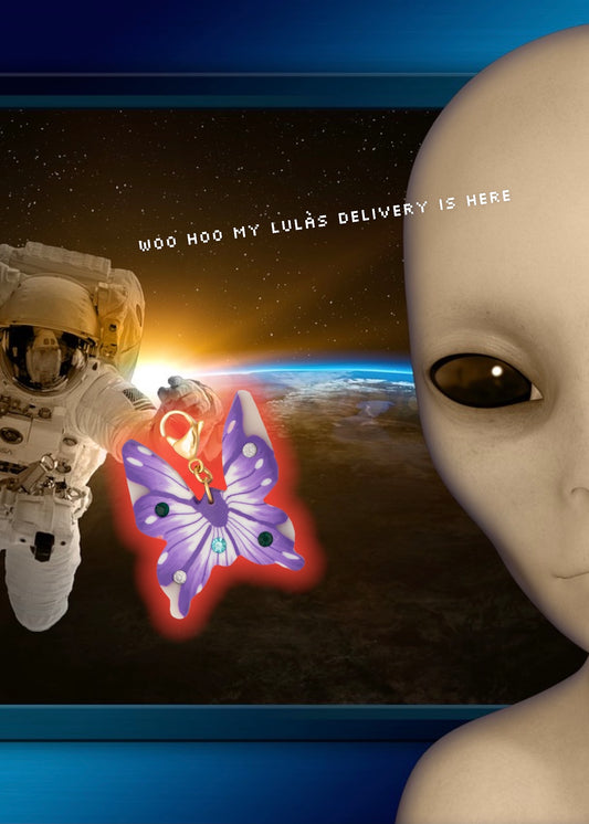 My Purple Butterfly Charm