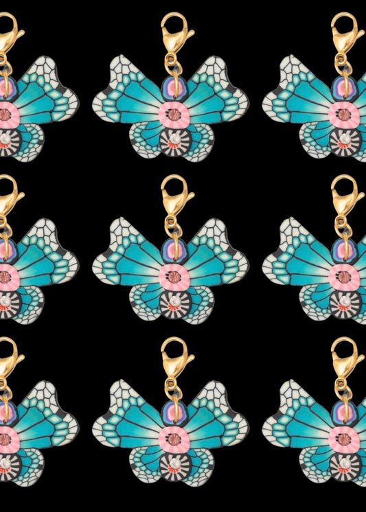 Turquoise Wings Charm