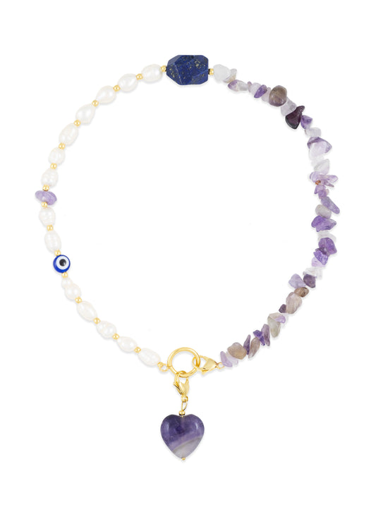 Charm Corazón Amatista